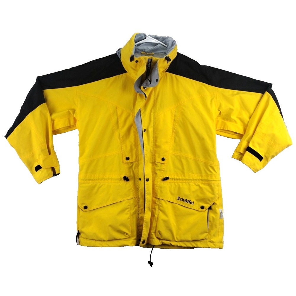 Schoeffel Gore-Tex Ski Snowboard Jacket Yellow Black Sportpower Outdoor Mens L